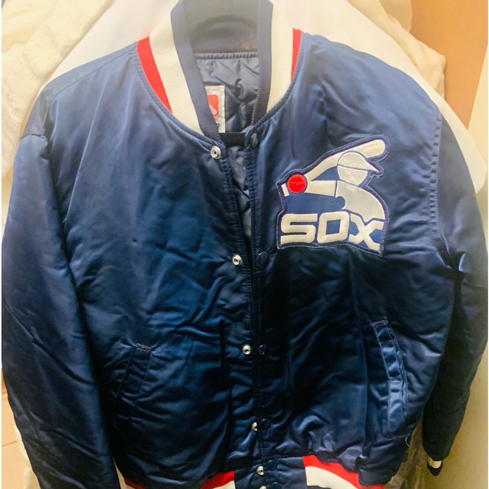 Vintage white Sox jacket